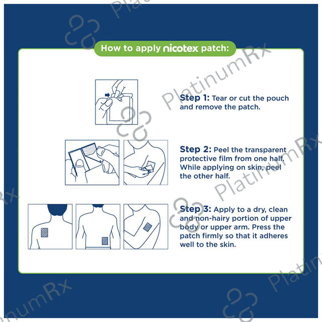 Nicotex 21mg Transdermal Patch 7s (Step 1 of 3)