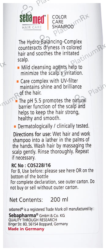 Sebamed Color Care Shampoo