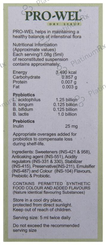 Prowel Dry Syrup