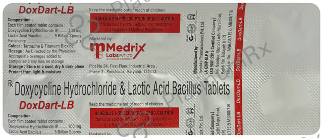 Doxdart LB 100mg Tablet