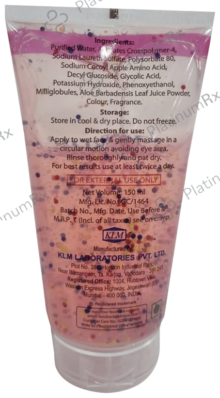 Klmklin AHA Gel Face Wash 150ml