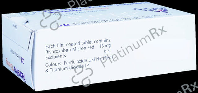 Xarelto 15mg Tablet 14s