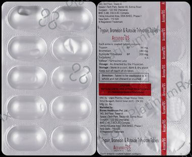 Accunac DS 180/96/200mg Tablet 10s