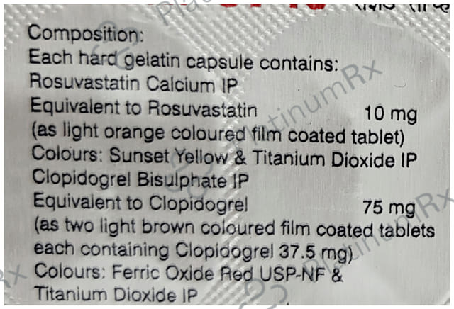 Roseday CV 10/75mg Capsule 10s