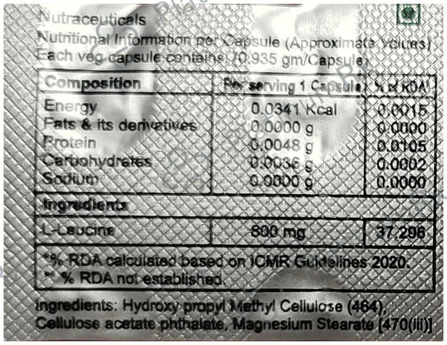 M Torr 800mg Capsule 10s