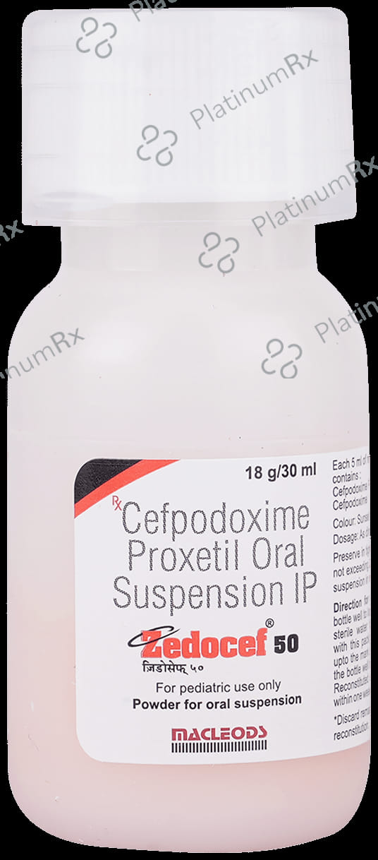 Zedocef 50mg Syrup