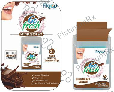 Filgap Go Fresh Mouth Dissolving Strip Chocolate Flavour 24s