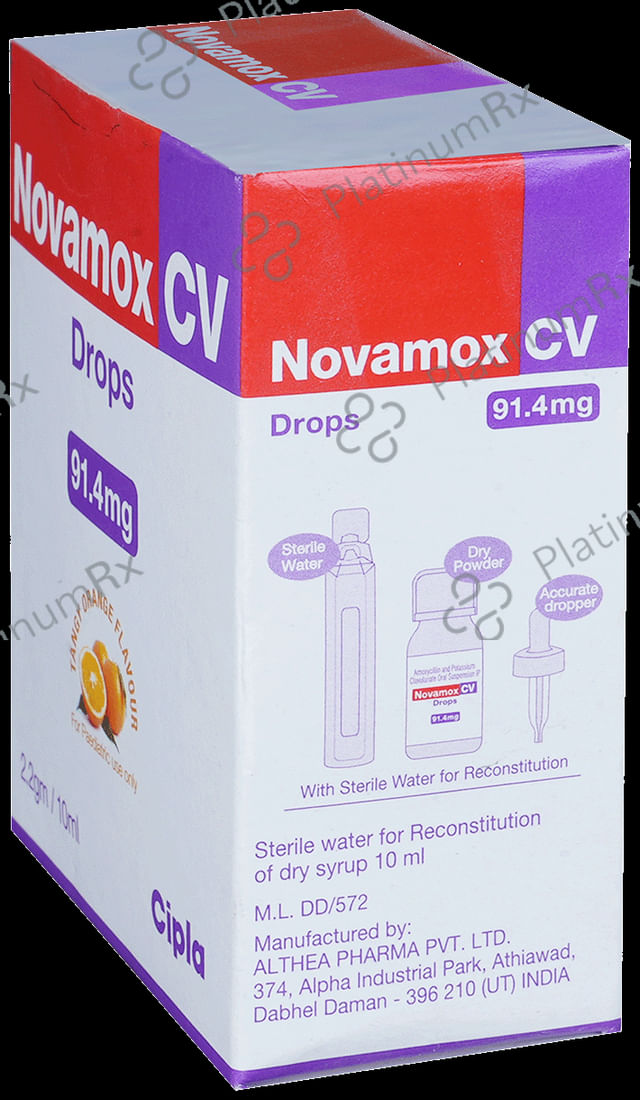Novamox CV 80/11.4mg Drop 10ml