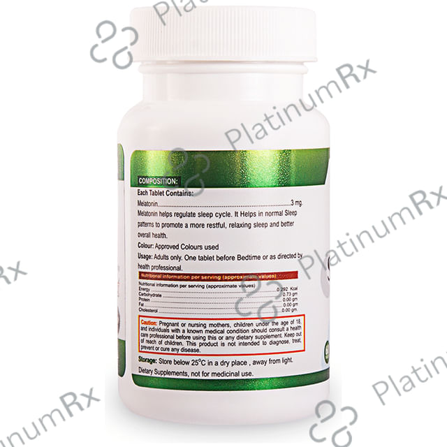 Nveda Sleep Aid with Melatonin 3mg Tablet