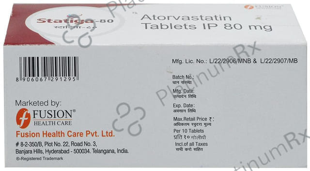 Statiga 80mg Tablet 10s