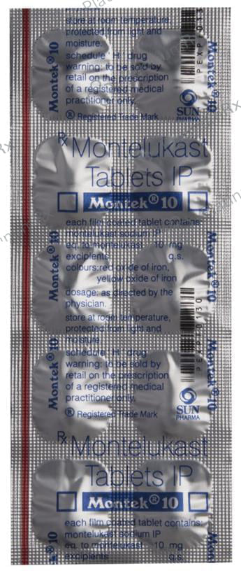 Montek 10mg Tablet 10s