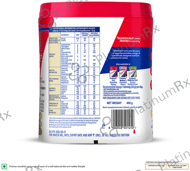 Protinex Creamy Vanilla Flavour Powder 400gm