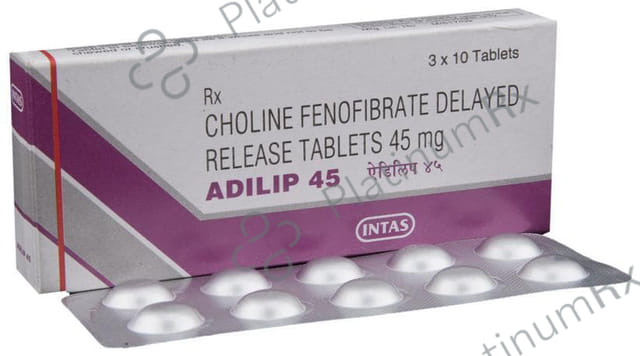 Adilip 45mg Tablet DR 10s