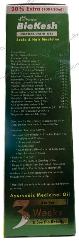 Dr. Morepen Biokesh Herbal Hair Oil