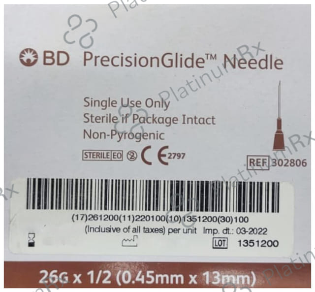 Dispovan PrecisionGlide Needle 100 X (26g x 12.7mm)