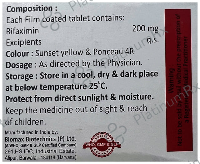 Rifashine 200 Tablet