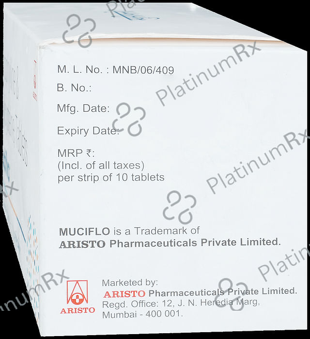 Muciflo 100/600mg Tablet 10s