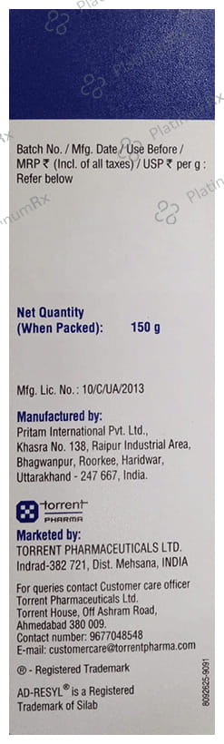 Atogla Resyl Cream 150gm