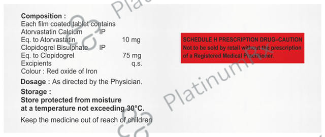 Atorfib C 10mg/75mg Tablet