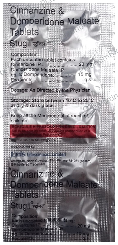 Stugil 20/15mg Tablet 10s