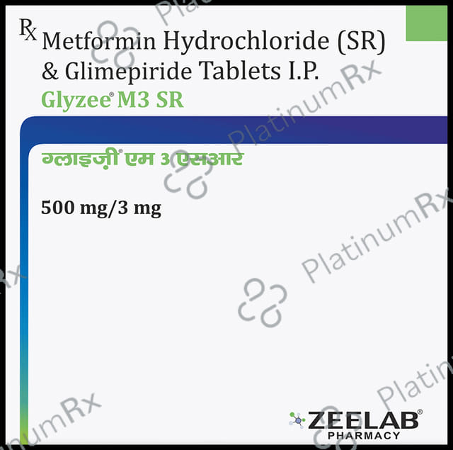 Glyzee M3/500mg Tablet SR 15s
