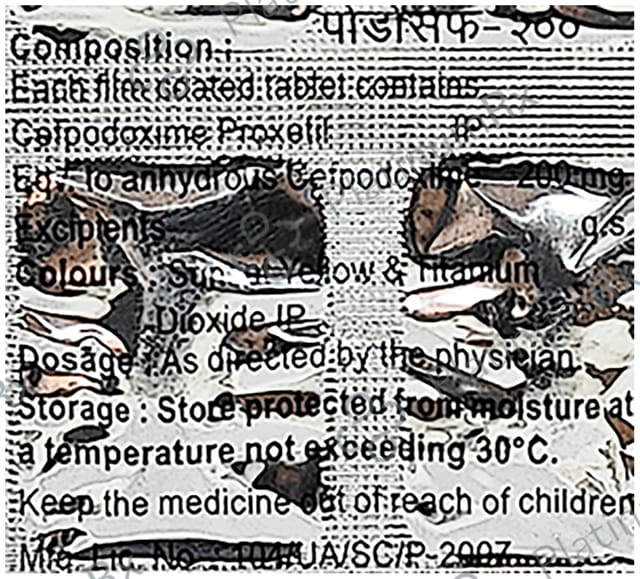 Podocef 200mg Tablet 10s
