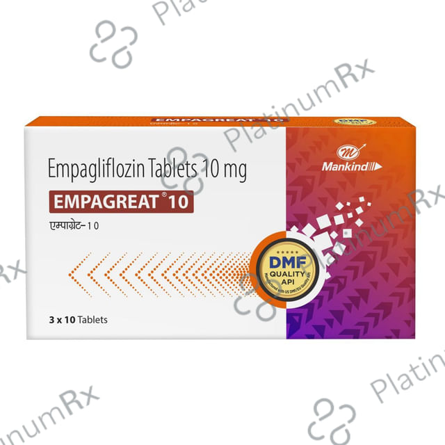 Empagrace 10mg Tablet 10s