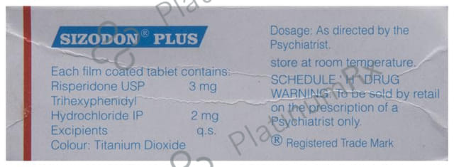Sizodon Plus 3/2mg Tablet 10s