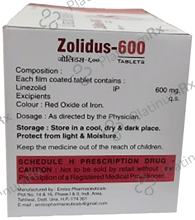 Zolidus 600mg Tablet 10s