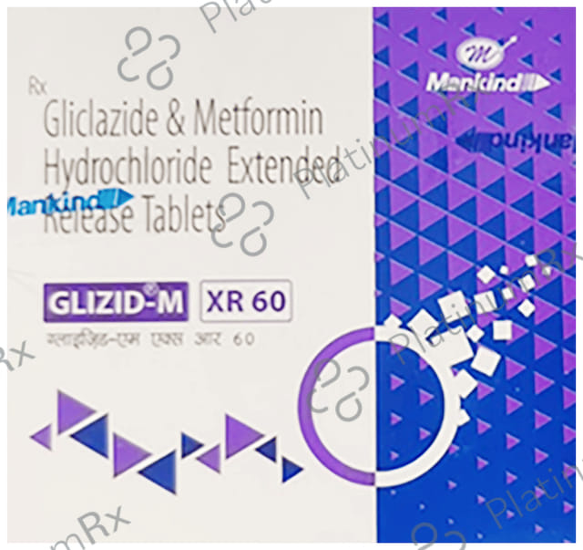 Glizid M XR 60/500mg Tablet 15s