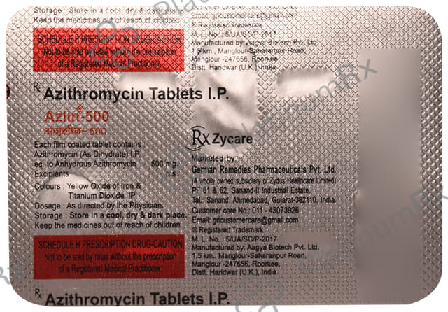Azlin 500 Tablet