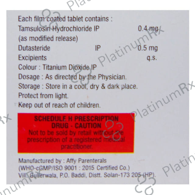 Urimore D 0.4/0.5mg Tablet 10s