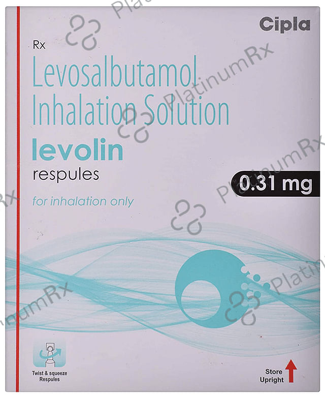 Levolin 0.31mg Respules 1s
