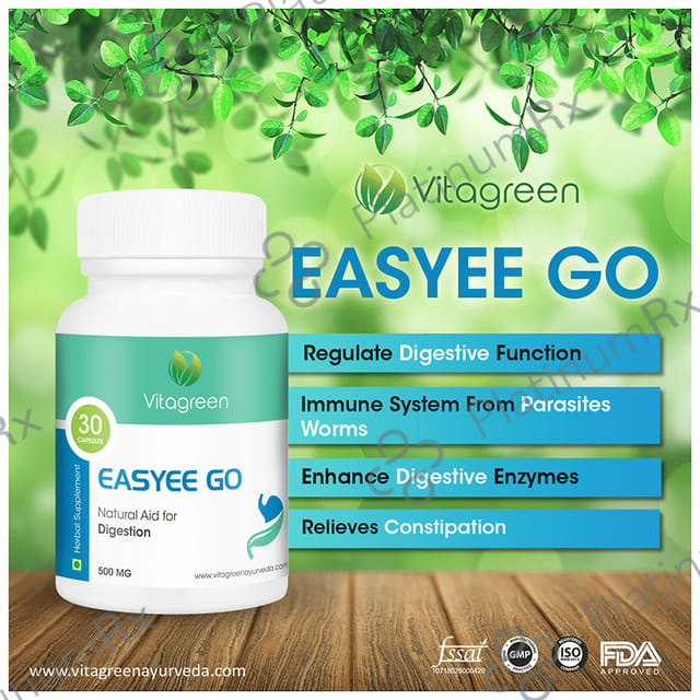 Vitagreen Easyee Go 500mg Capsule