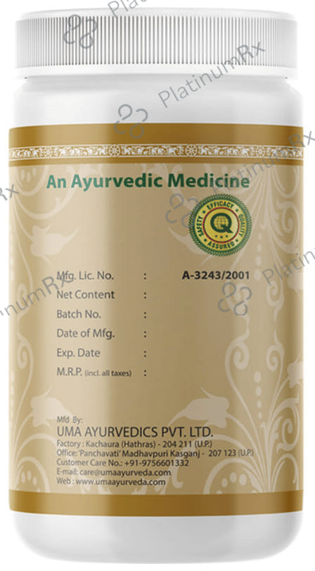 Uma Ayurveda Keshor Guggul Tablet 1000 tablets