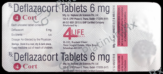 4 Cort 6mg Tablet 10s