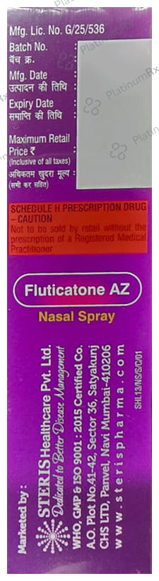 Fluticatone AZ Nasal Spray 70MDI 7ml