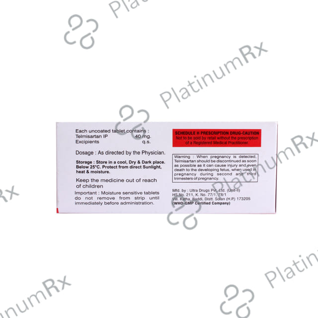 Glysartan 40mg Tablet 10s