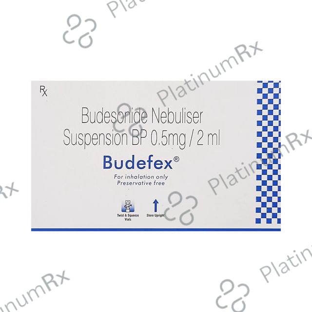 Budefex 0.5mg Respules 5X2ml