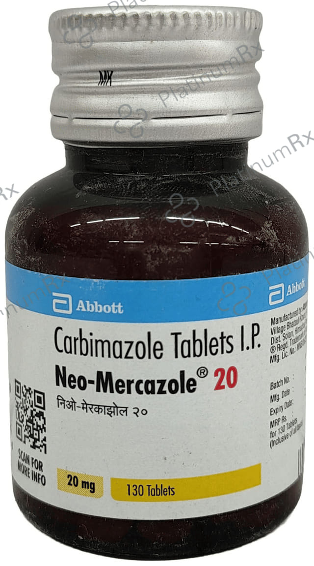 Neo Mercazole 20mg Tablet 130s
