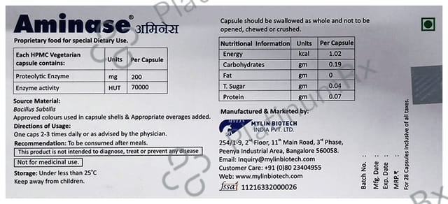 Aminase Capsule 14s