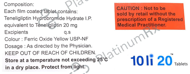 10 LI 20mg Tablet 10s