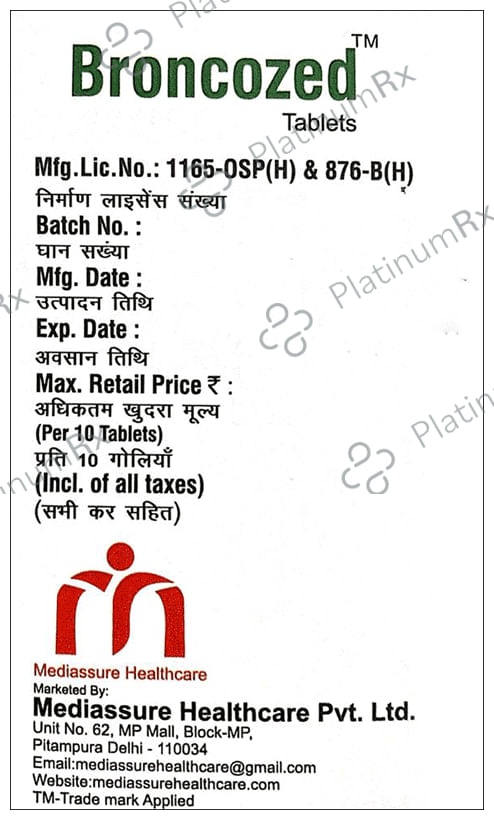 Broncozed Tablet