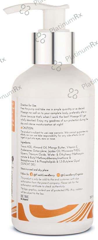 Greenberry Organics Day SPF 40+ Lotion 200ml