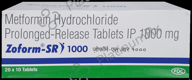 Zoform PR 1000mg Tablet 10s