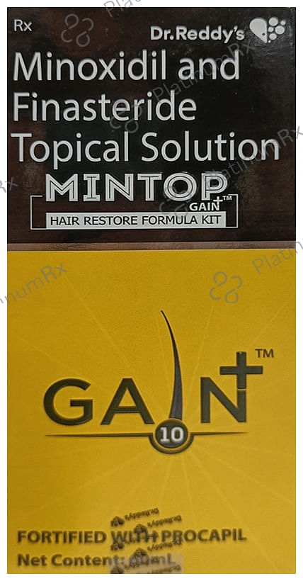 Mintop Gain Plus 10 Hair Restore Formula Kit 60ml