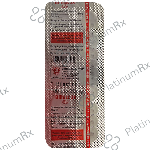 Bilhist 20 Tablet