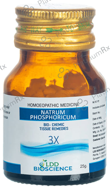 LDD Bioscience Natrum Phosphoricum Biochemic Tablet 3X