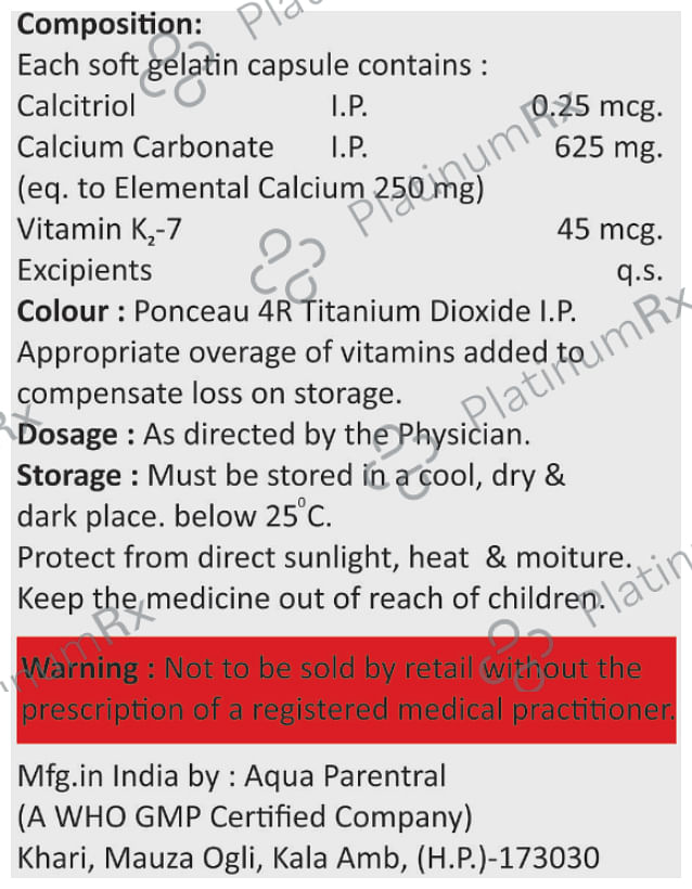 Shellvit K2 7 Softgel Capsule