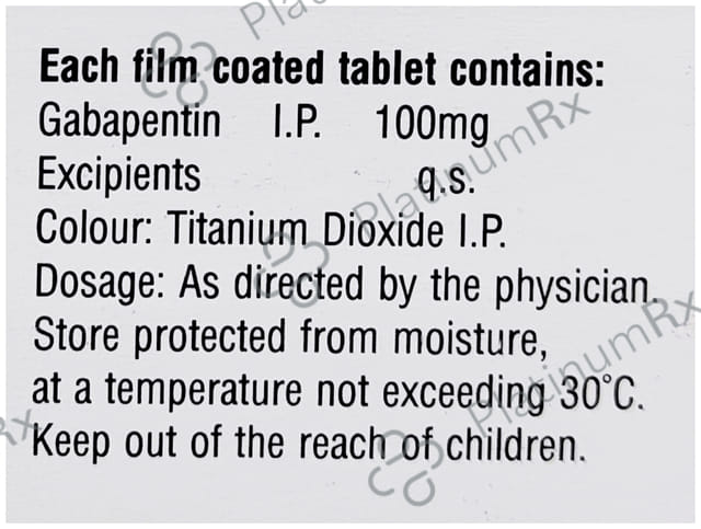 Gabatix 100mg Tablet 10s